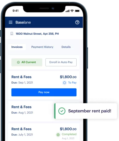 Baselane Renters Dashboard