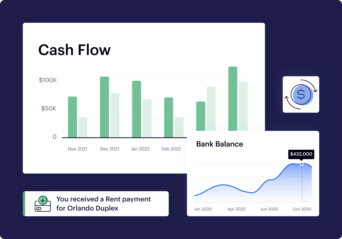 Banking built for landlords and real estate investors. All-in-one platform with banking, rent collection, bookkeeping, reporting and more!