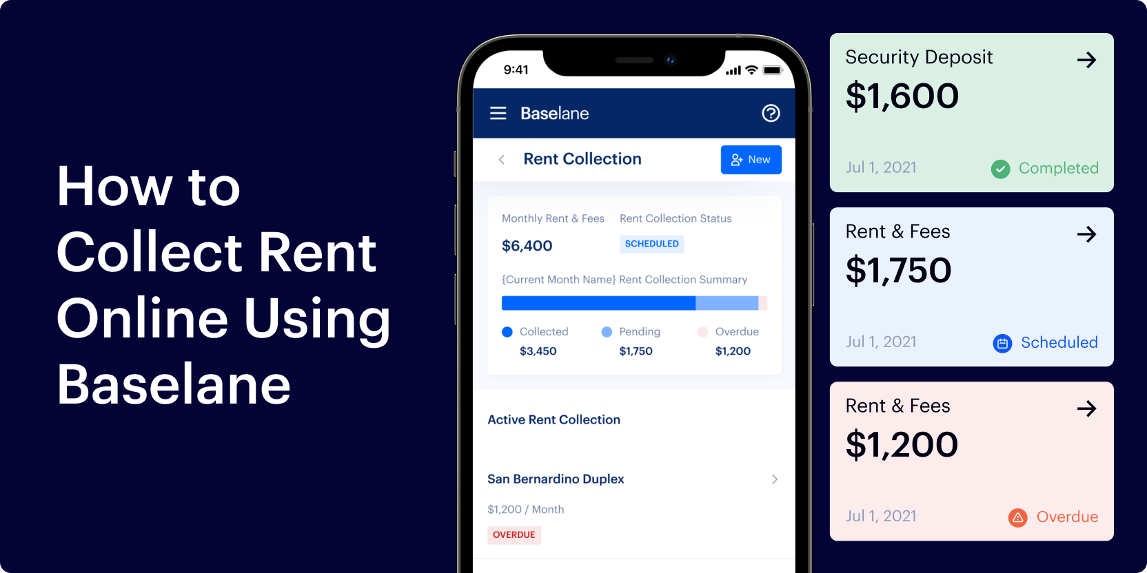 Demo video of how to collect rent online using Baselane