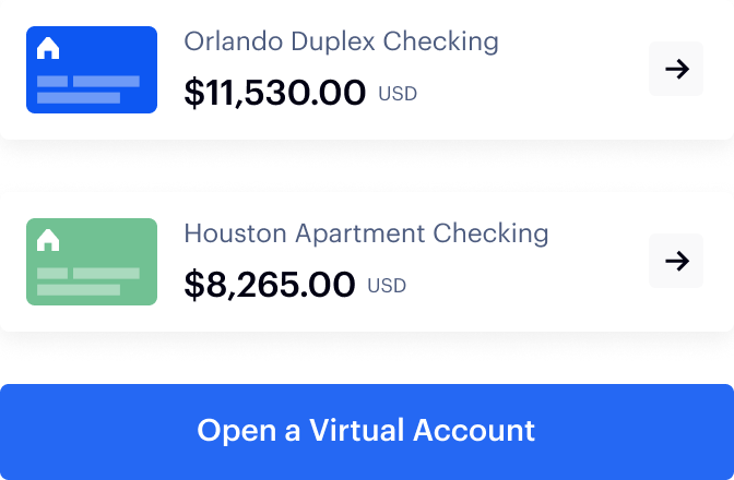 open a virtual account in Baselane App