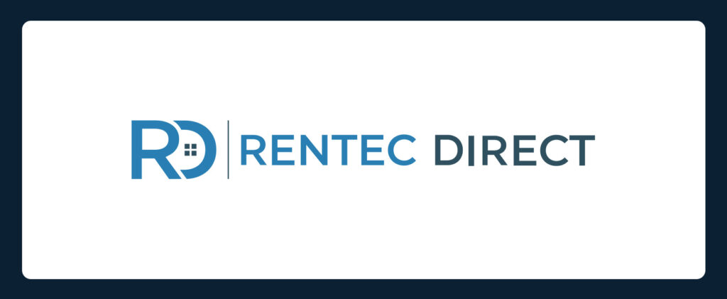 Rentec Direct’s logo on a simple background.