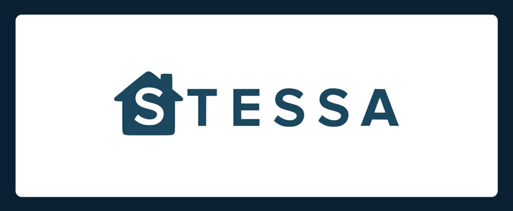 A simple logo of Stessa